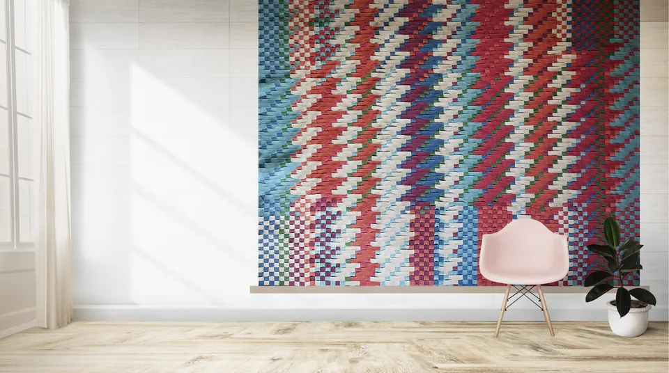 Quicksand: Handwoven tapestry, archive image 5