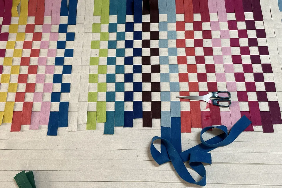 Quicksand: Handwoven tapestry, archive image 11