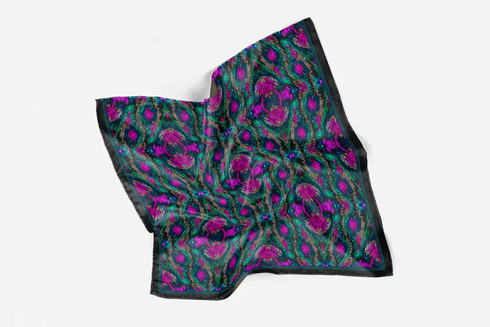 Forest of Chintz: Digital print on silk, archive image 9