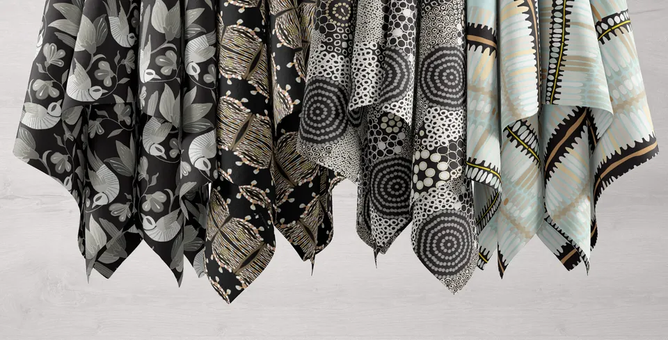 Tambourine: Fashion print, archive image 4