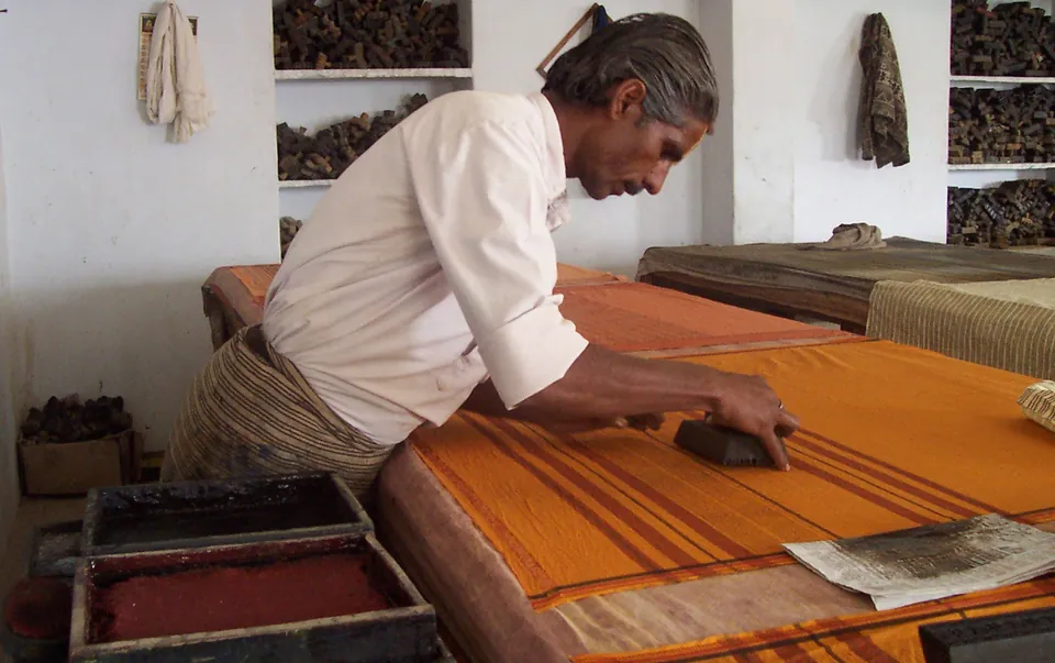FabIndia: Rajasthani block printing, archive image 4