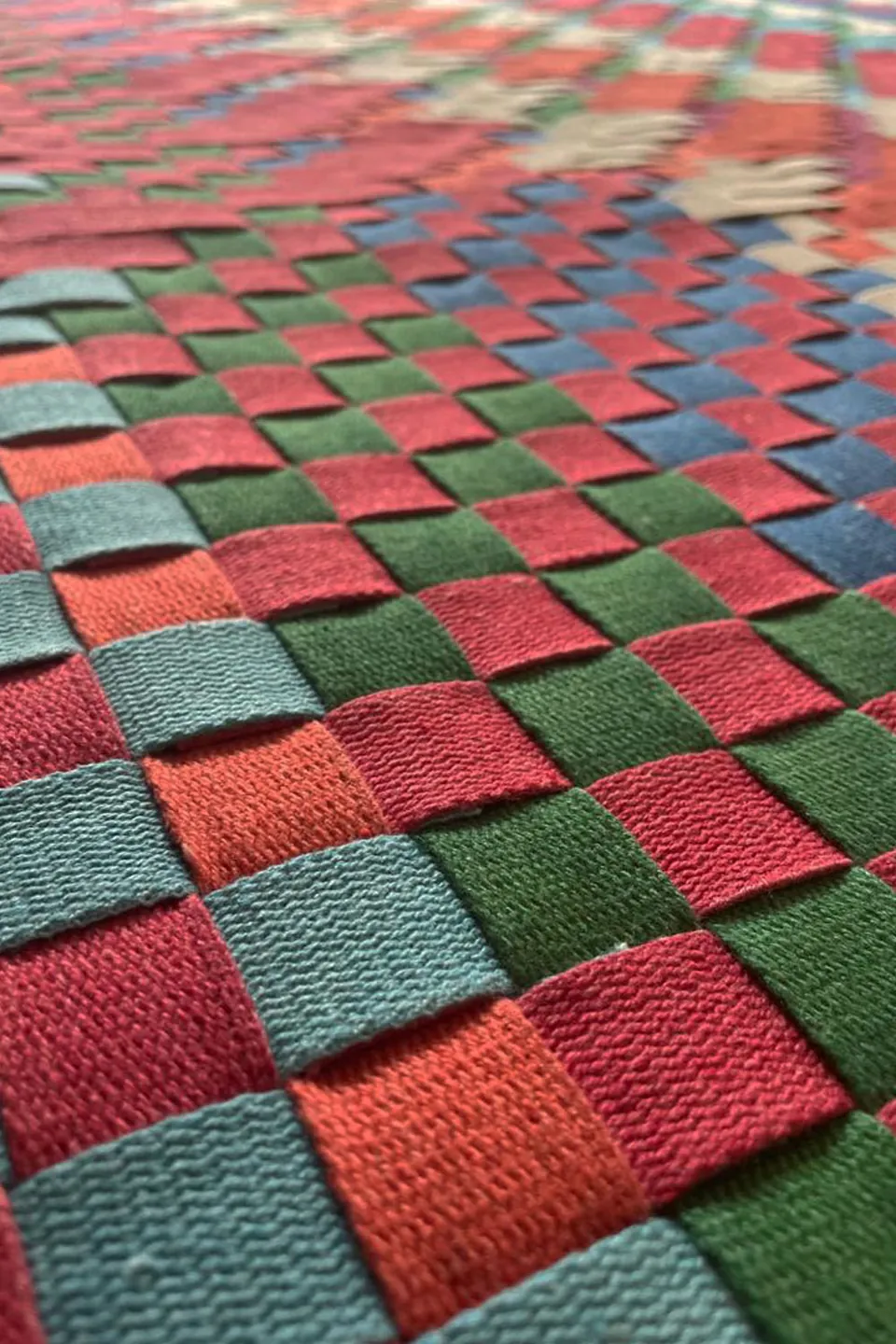Quicksand: Handwoven tapestry, archive image 4