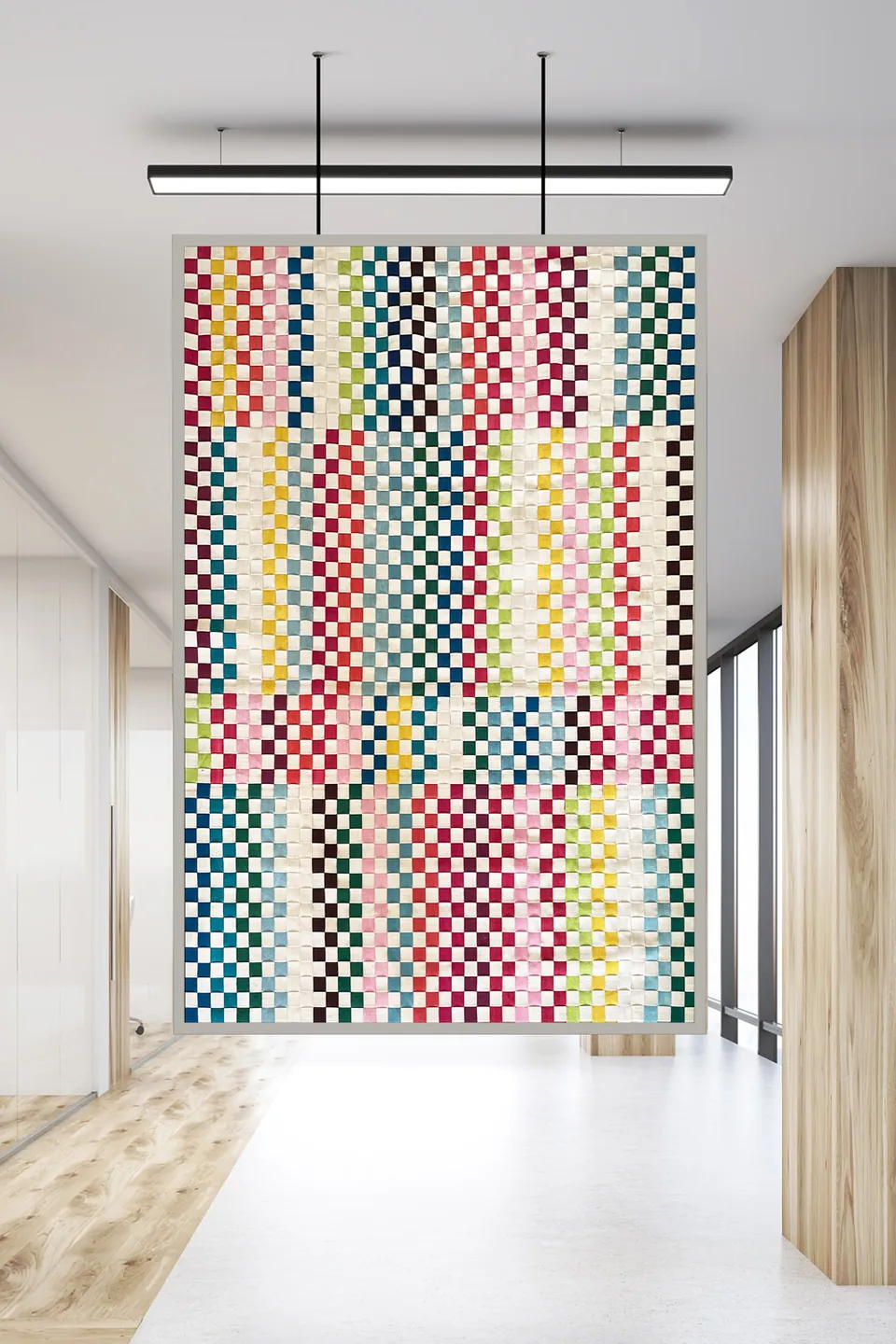 Quicksand: Handwoven tapestry, archive image 1