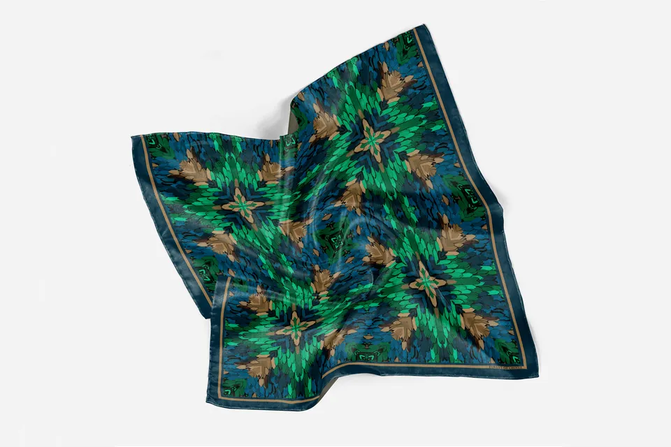 Forest of Chintz: Digital print on silk, archive image 5