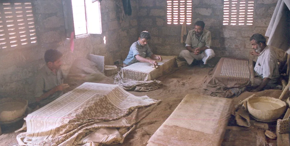 FabIndia: Rajasthani block printing, archive image 12