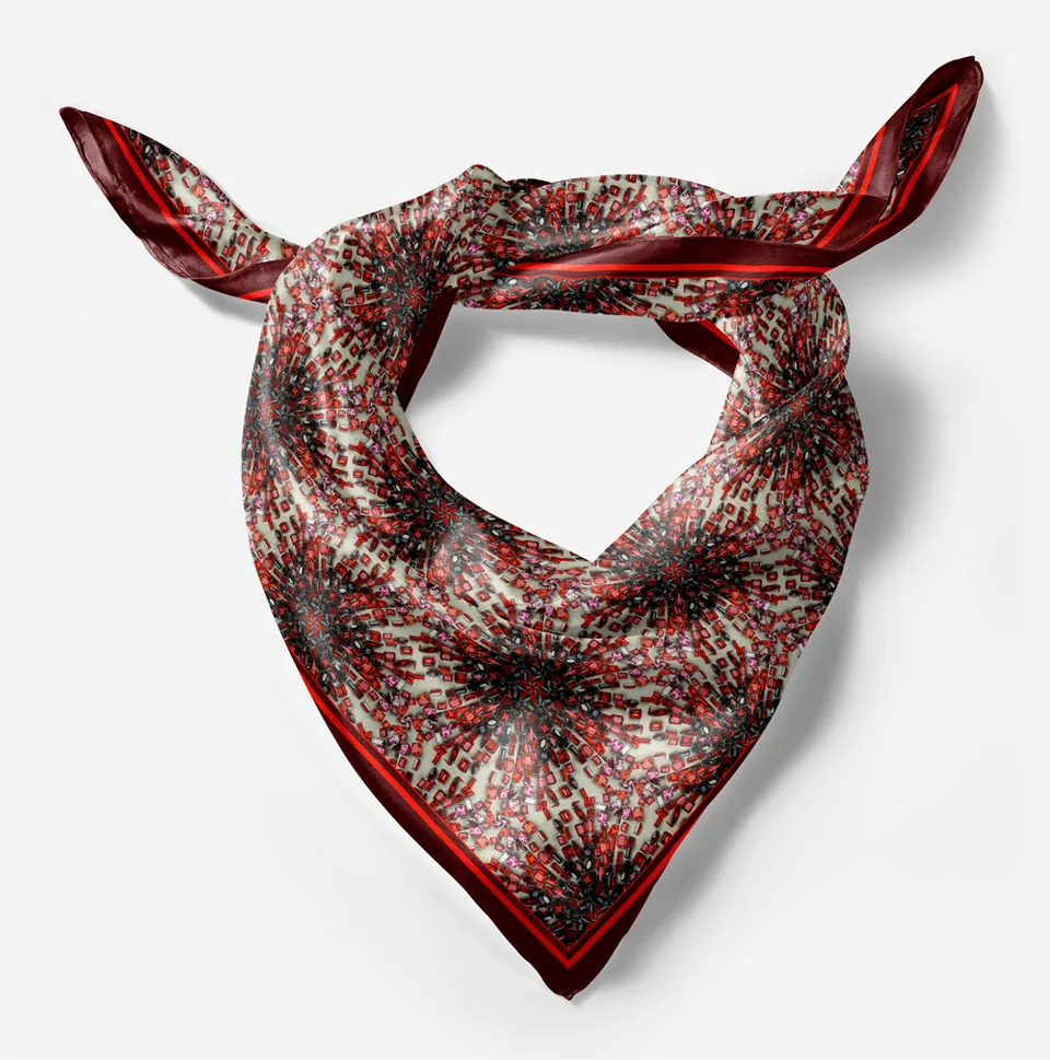 Forest of Chintz: Digital print on silk, archive image 3