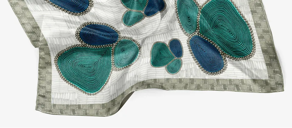 Forest of Chintz: Digital print on silk, archive image 2